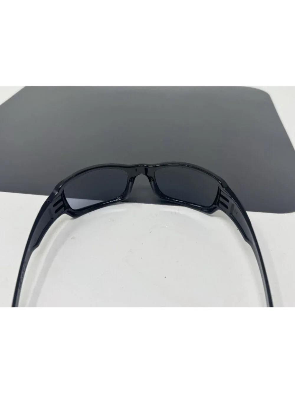 Oakley Fives Squared Sunglasses OO9238-04 Polished Black Frame Scratched Lenses